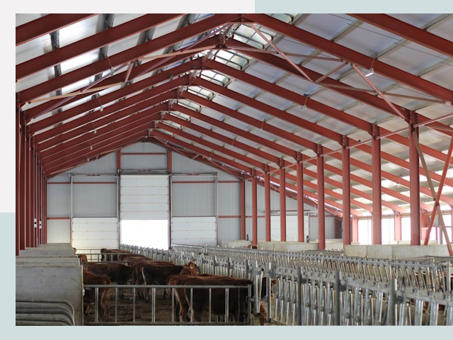 Строительство коровников в Ярцево