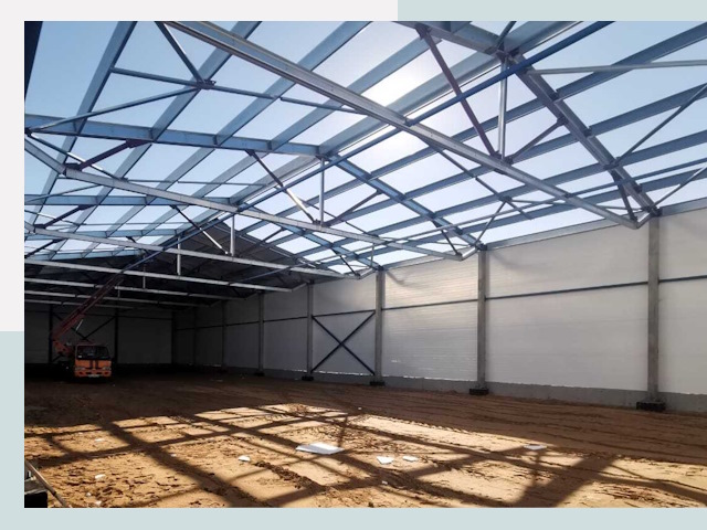 Строительство сенохранилищ в Ярцево