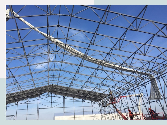 Шатровые ангары от 610 руб. в Ярцево и Смоленской области