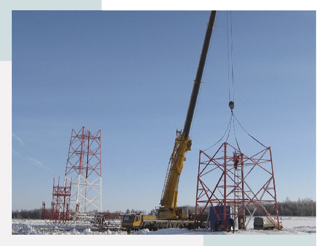 Монтаж вышек связи в Ярцево