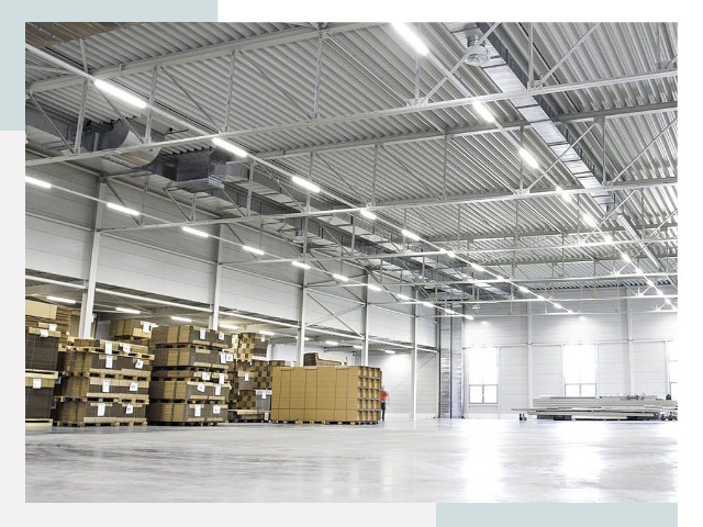 Освещение ангаров в Ярцево