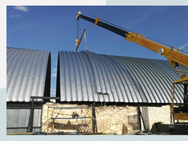 Реконструкция ангаров в Ярцево от 610 руб.