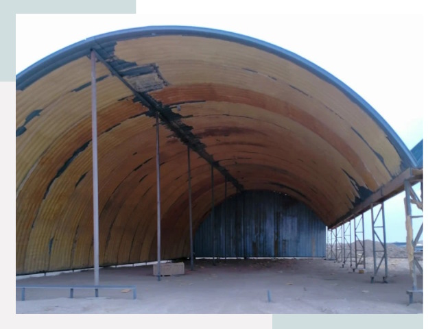 Реконструкция ангаров в Ярцево