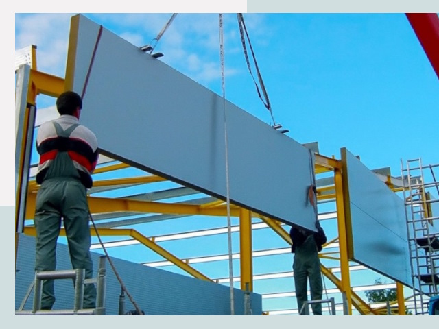 Монтаж сэндвич-панелей в Ярцево от 610 руб.